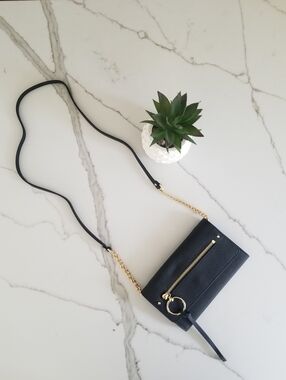 Rebecca Minkoff Black Crossbody Bag with Gold Hardware